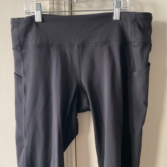 Lululemon Pace Rival Crop 22" / Black / Size 8 - Picture 4 of 12
